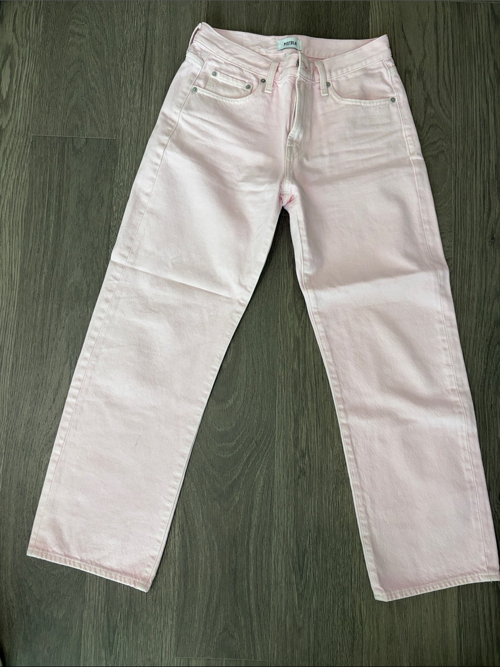 pistola Light Pink Straight-Leg Women's Jeans